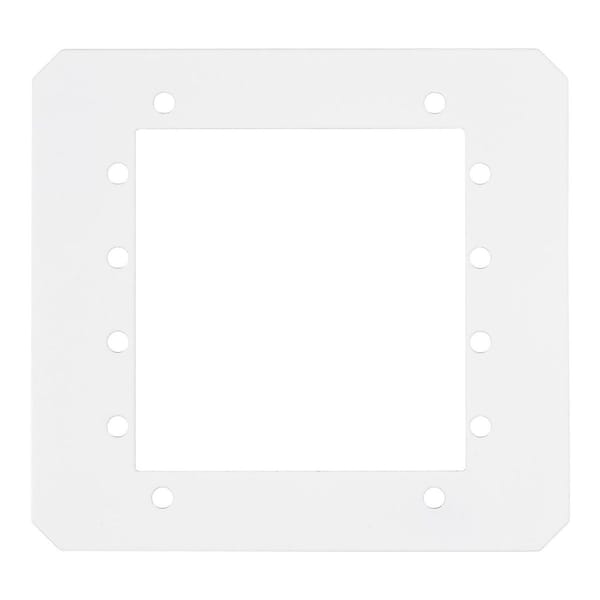 Center Sub Plate, 2 Gangs, Rectangular